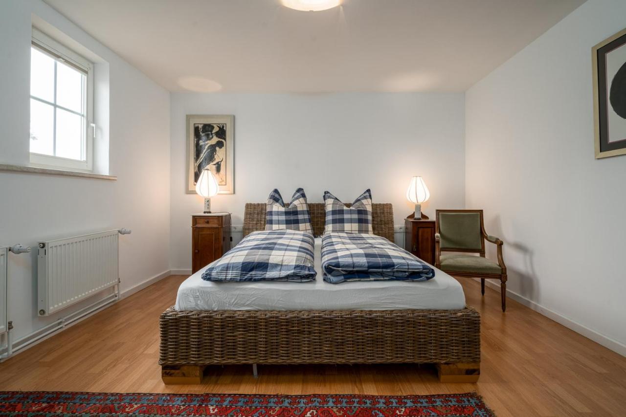 Ferienwohnung 1 Im Landhaus Am Wildpark Boek Buitenkant foto